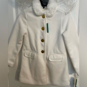 Copper Key Girls Ivory Coat